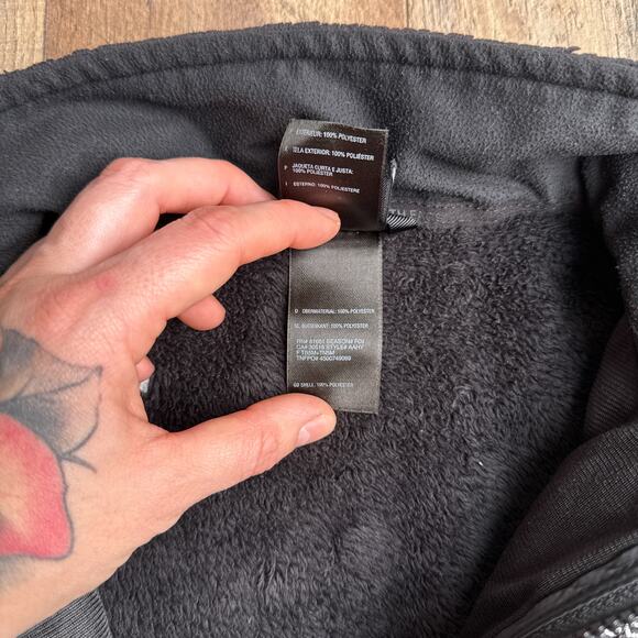 The North Face Osito Fleece Jacket Women's Small Black Sherpa Exploring 6347 - Picture 8 of 14